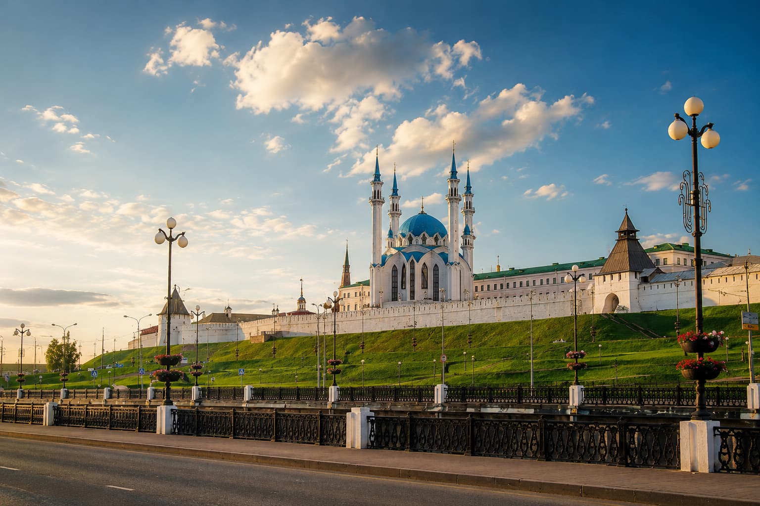 Центр Казани рядом с Кремлем